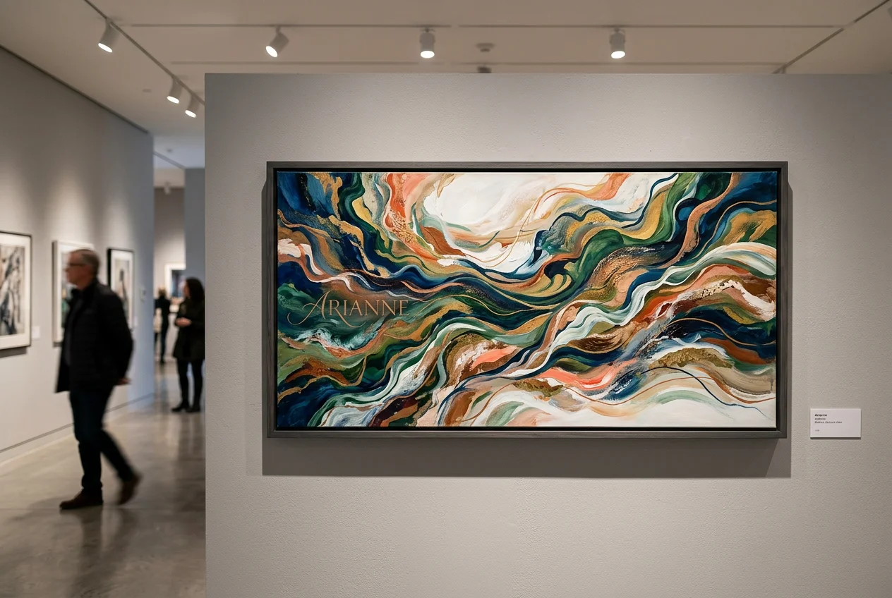 36x18 arianne — œuvre de Molleur Danielle